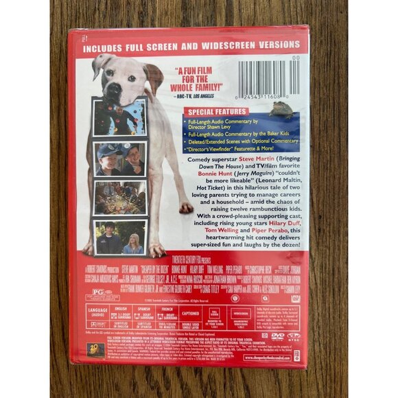 Cheaper By The Dozen DVD Comedy Movie Starring Steve Martin NEW Sealed - Picture 4 of 4